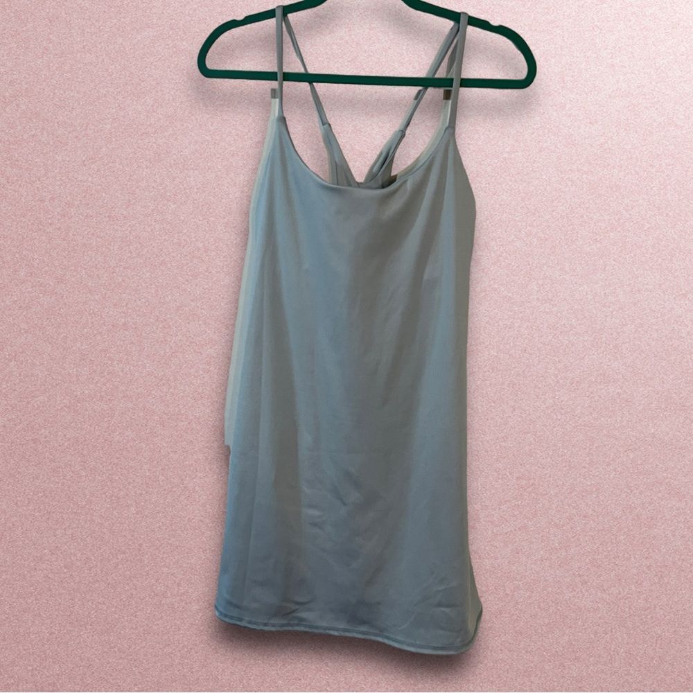 Aeropostale size XL romper/dress combo in cute dusty blue EUC - Picture 2 of 16